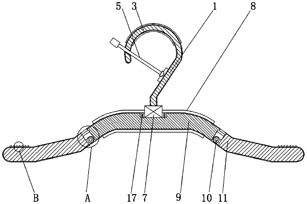 Anti-ultraviolet environment-friendly clothes hanger and preparation method thereof