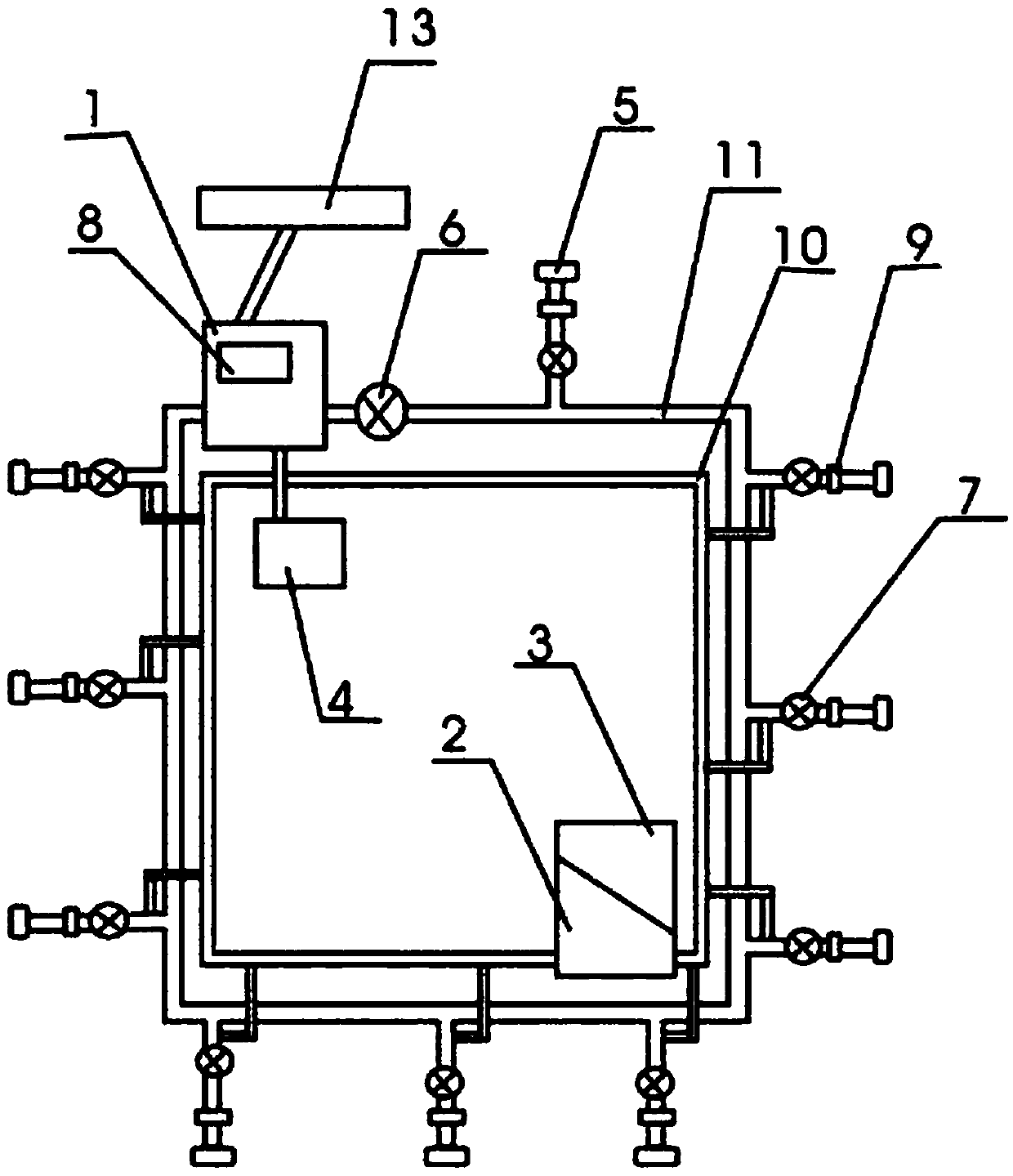 Novel animal husbandry disinfection mechanical equipment