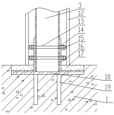 Electric power bin fireproof door for comprehensive pipe corridor