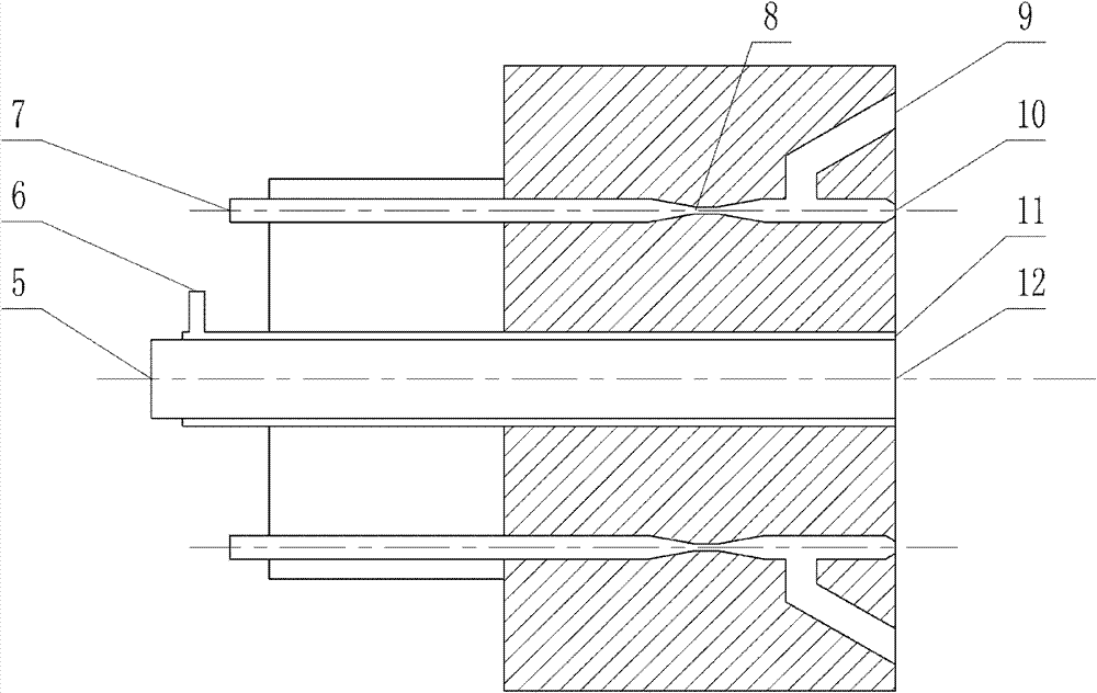 Rich oxygen or pure oxygen supply high-temperature air combustion system