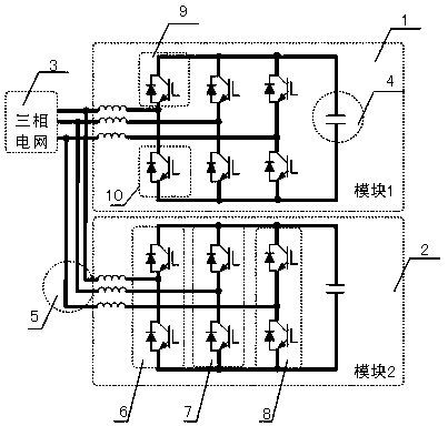 A staggered parallel control method of svpwm modulation