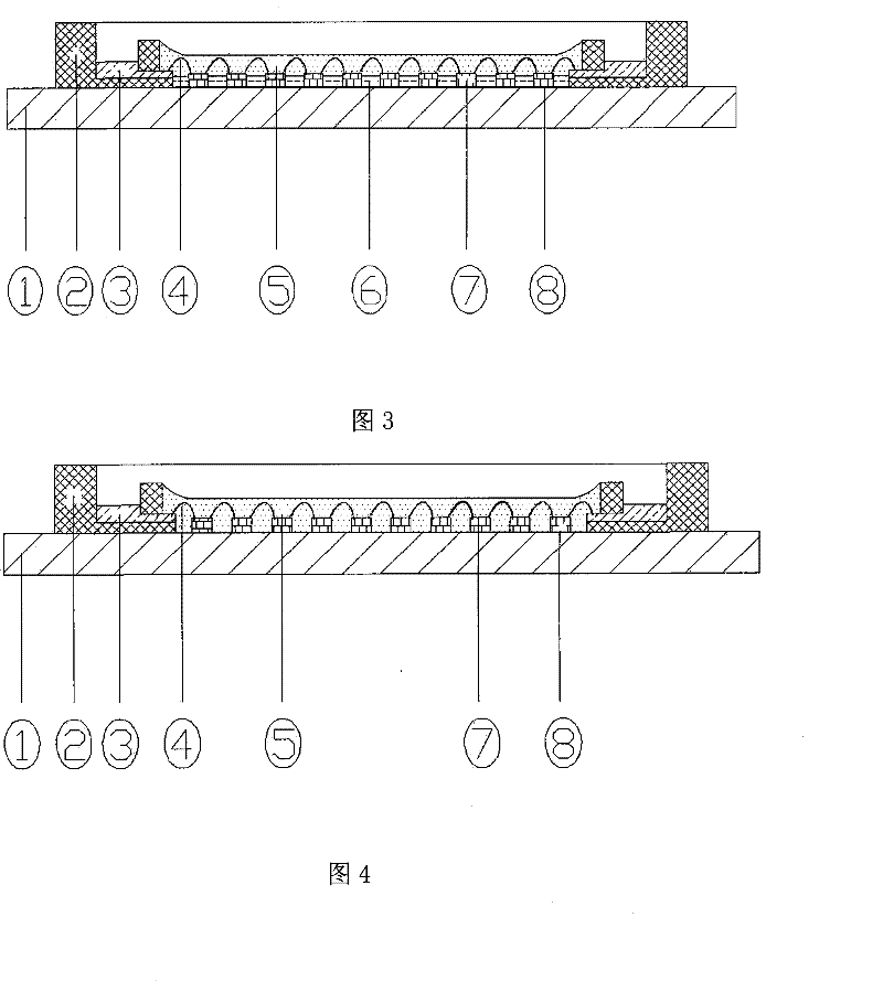 Ultra-high-power LED die set light source structure