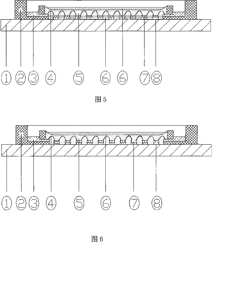 Ultra-high-power LED die set light source structure