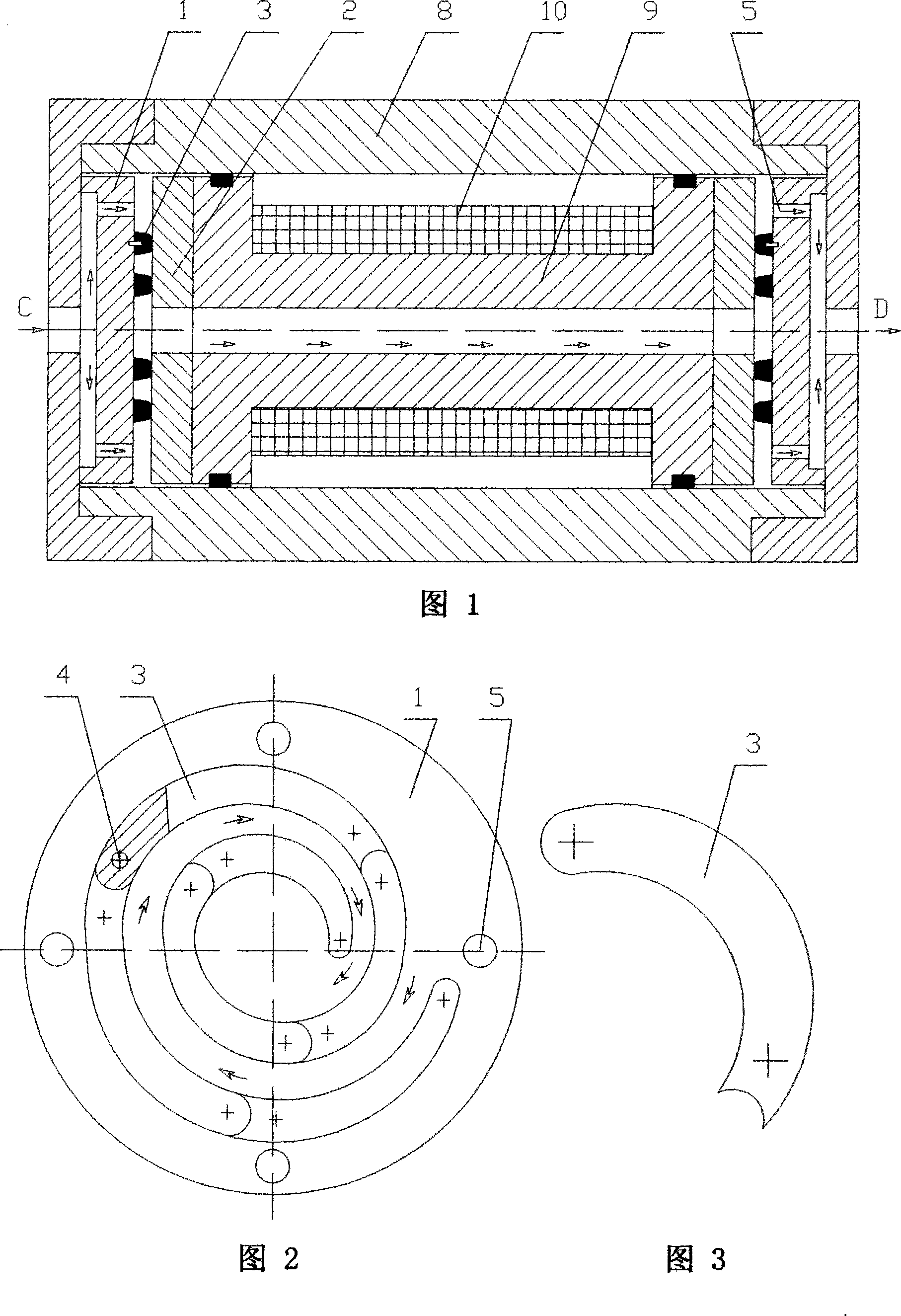 Magnetorheological valve of helical fluid channel