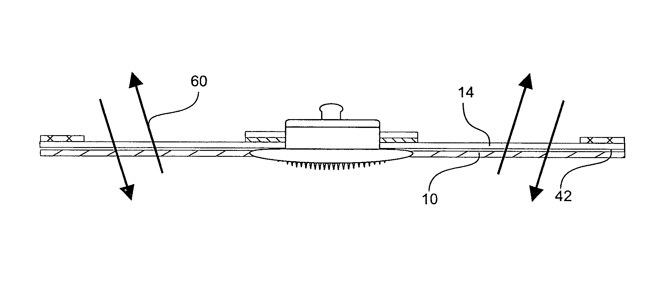 Wet or dry electrode, other sensors, actuators, or markers with a novel adhesive collar