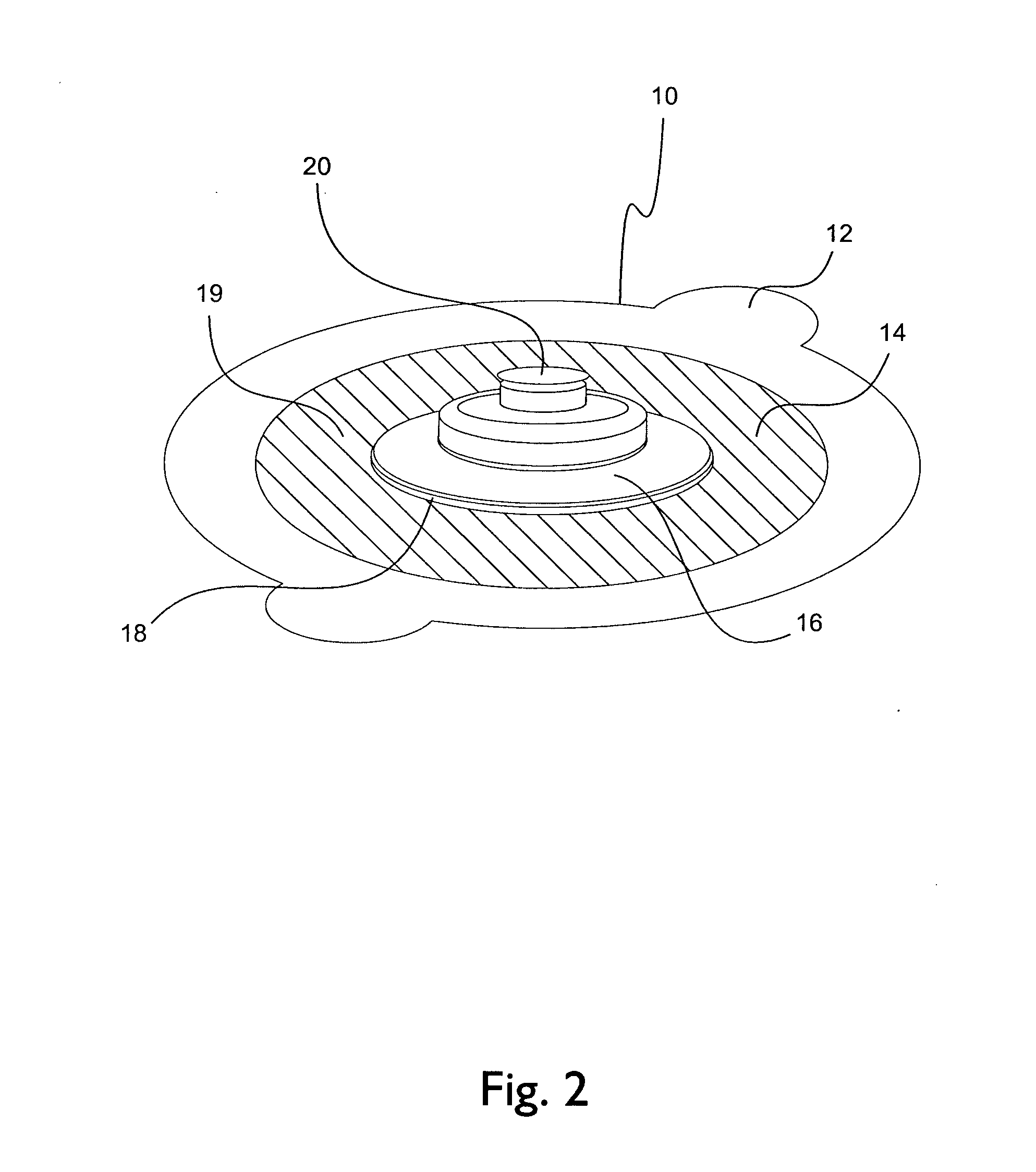 Wet or dry electrode, other sensors, actuators, or markers with a novel adhesive collar