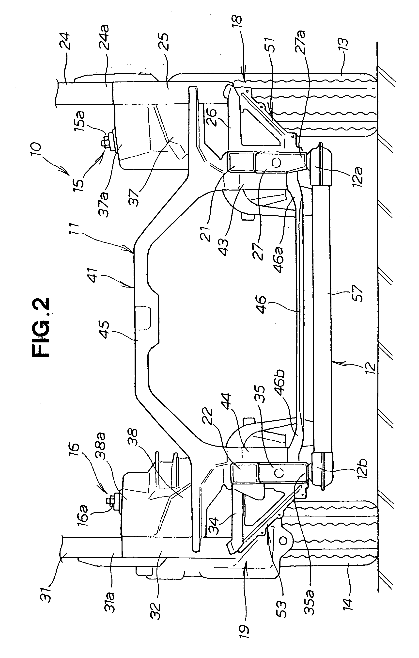 Vehicle front body structure