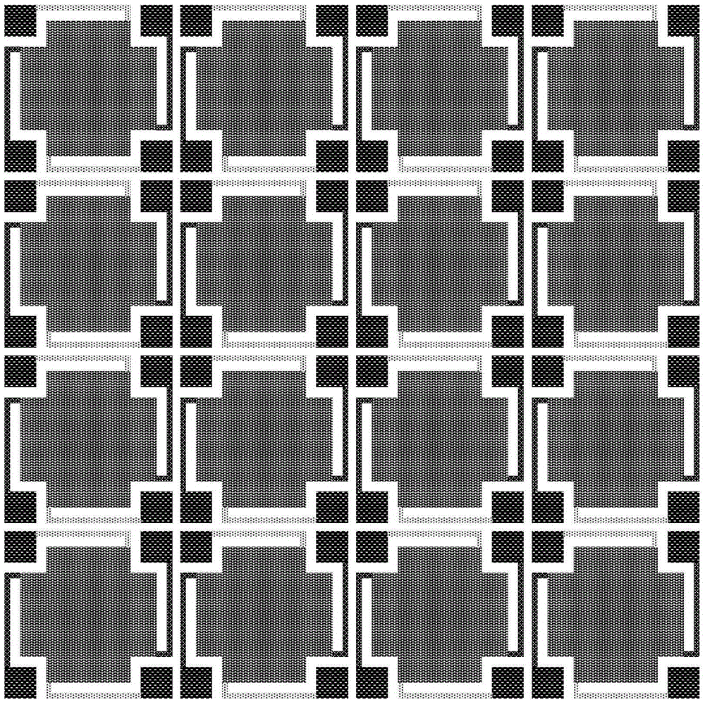 Micro-bridge structure of micro radiation detector and array thereof