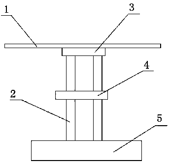 Design method and structure of bearing jig for checking large-size plate card