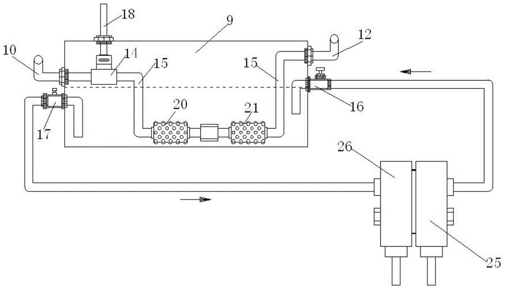 A water air conditioning system that can provide indoor heating and cooling