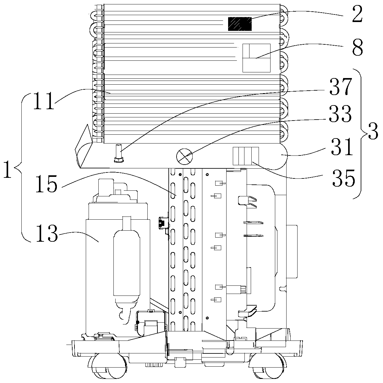 Mobile air conditioner, mobile air conditioner control method and computer readable storage medium