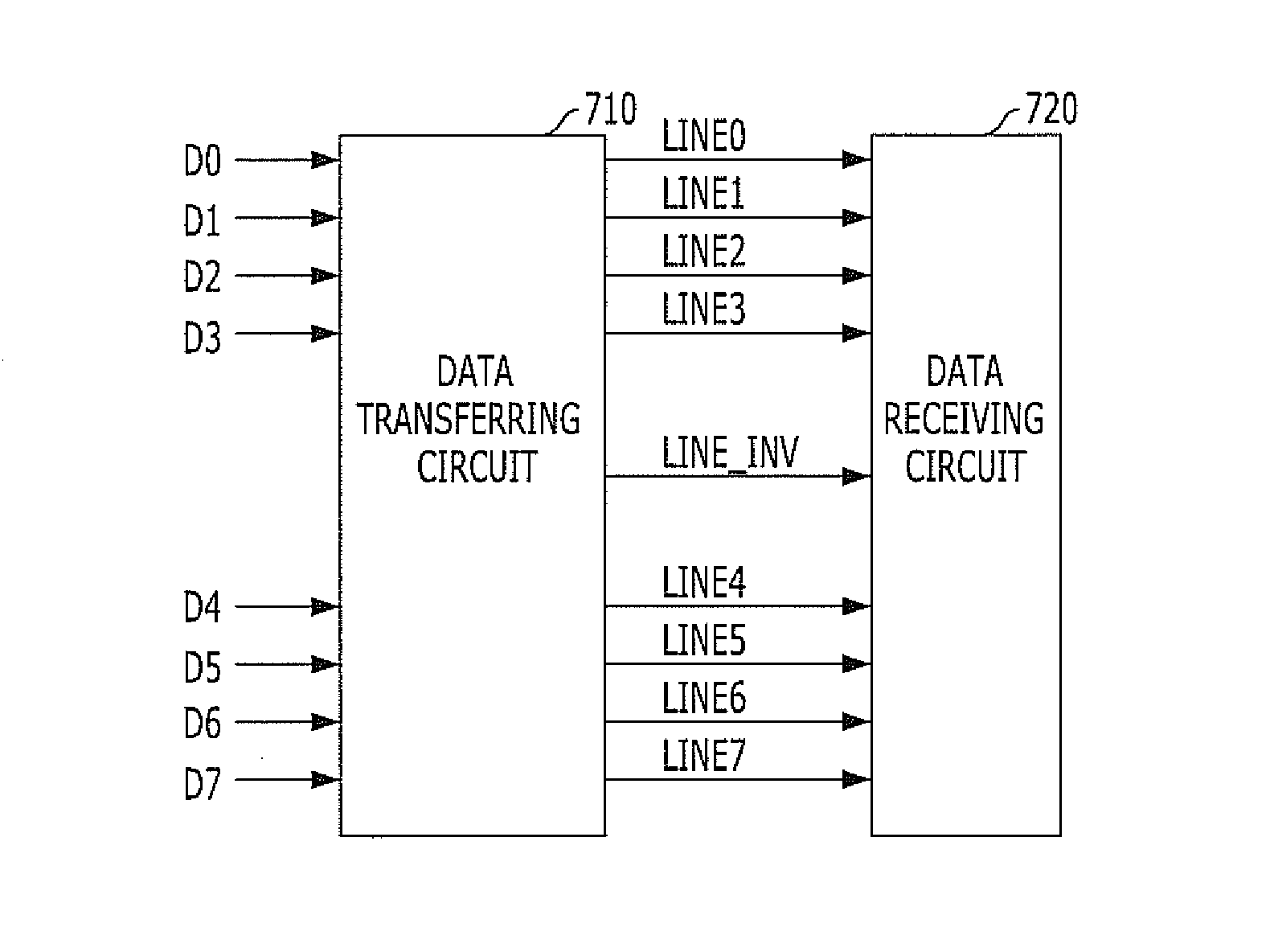 Data transferring circuit and data transferring/receiving system