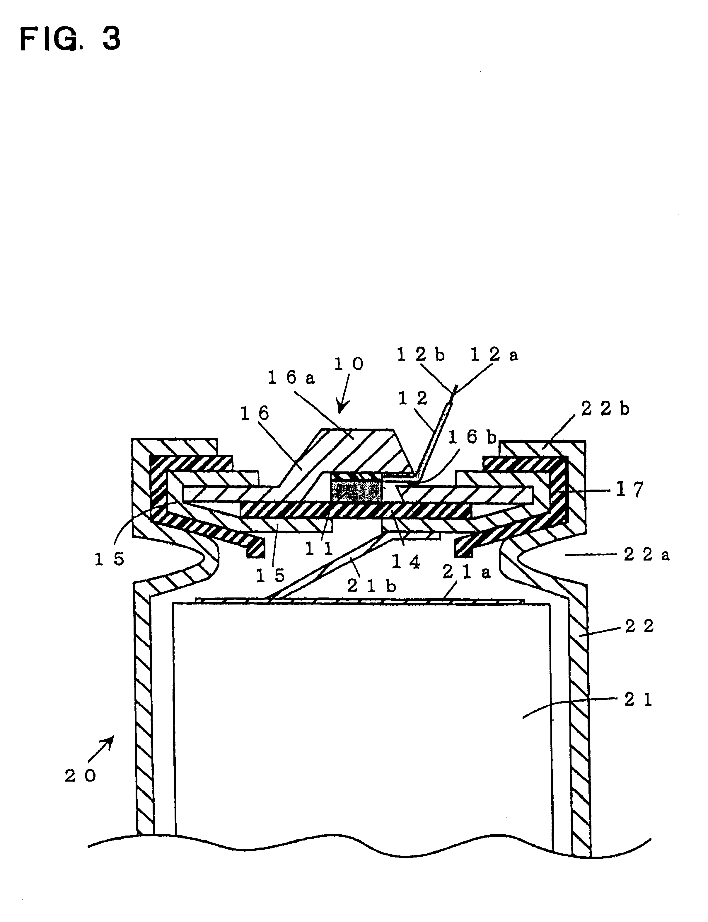 Seal type storage battery