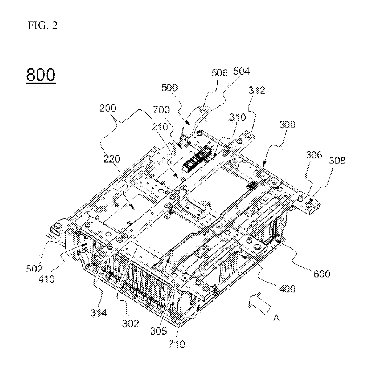 Battery pack with high structural reliability