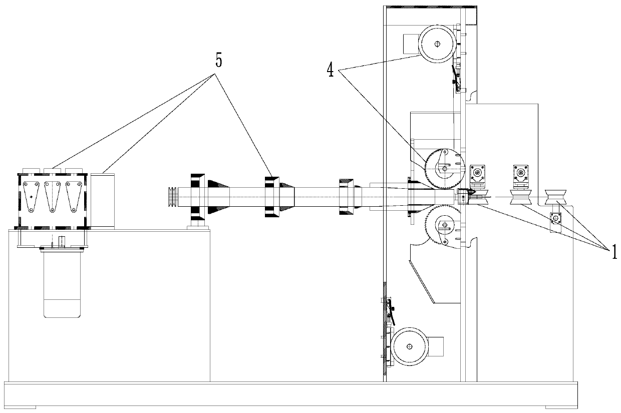 Bamboo board production system capable of efficiently utilizing round bamboos