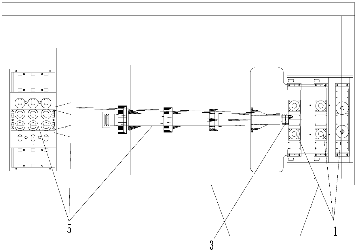 Bamboo board production system capable of efficiently utilizing round bamboos