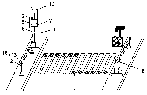 Intelligent pedestrian crossing early warning system