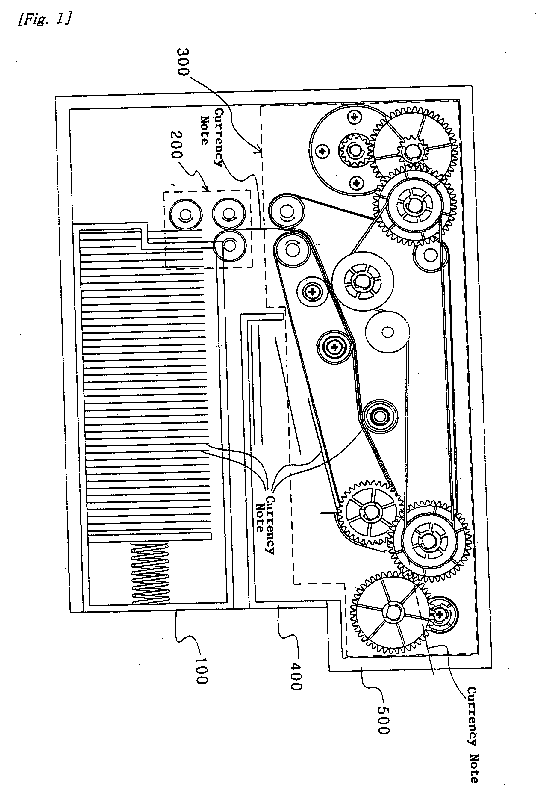 Cassette for automatic teller machine