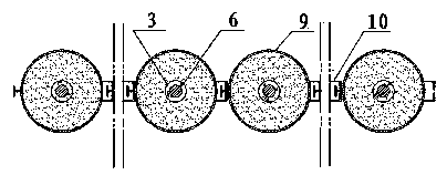 Anchoring construction method for fastener steel tube pile cofferdam