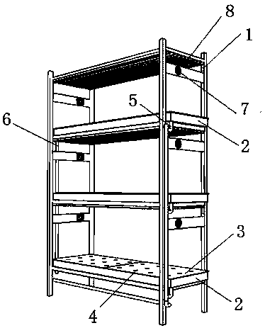 Tobacco cultivation method based on light environment