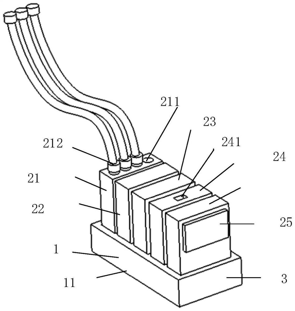 Escalator fault signal processing system based on temperature and vibration