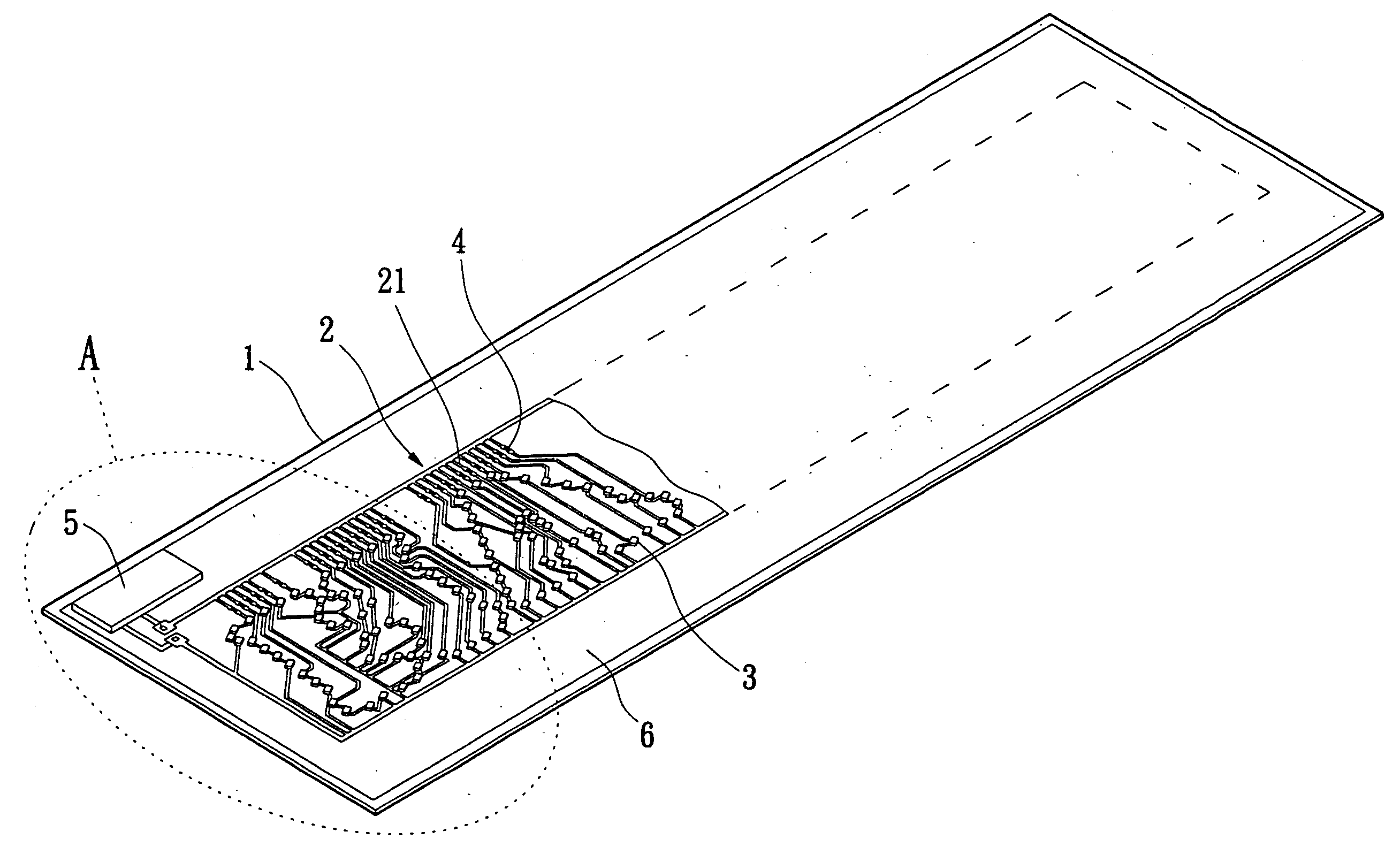 Laminated light-emitting diode display device and manufacturing method thereof