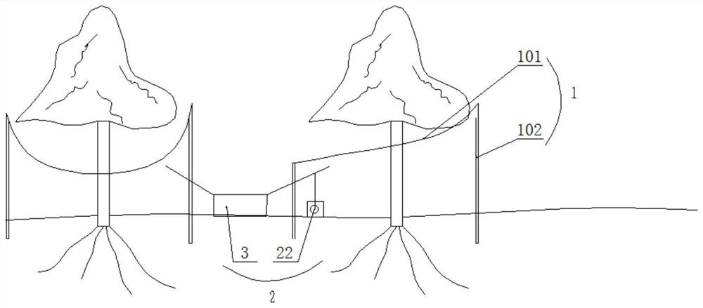 Seedling slow control water supply and fertilizer device