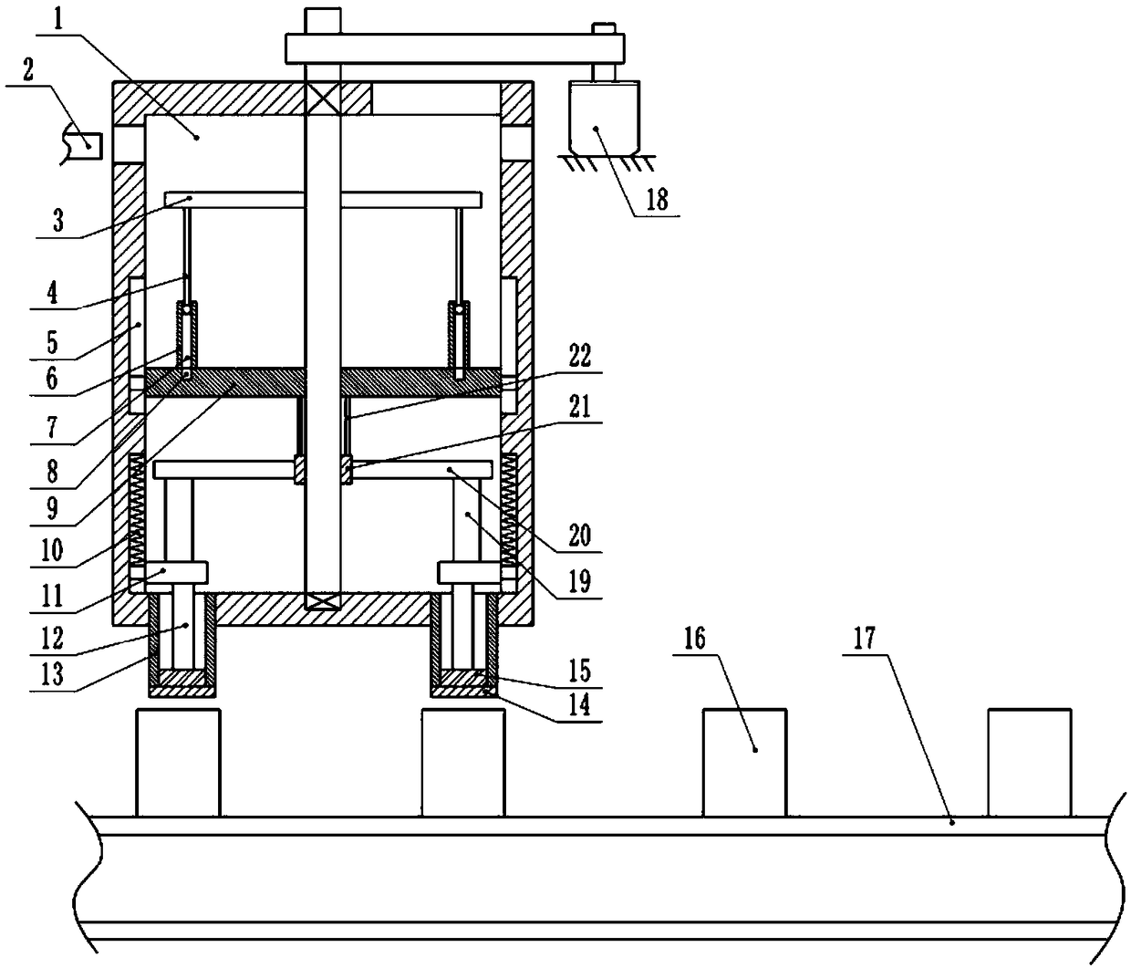 Processing device of honey tea