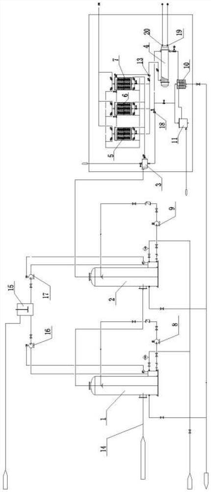 Dichloromethane waste gas treatment equipment and method