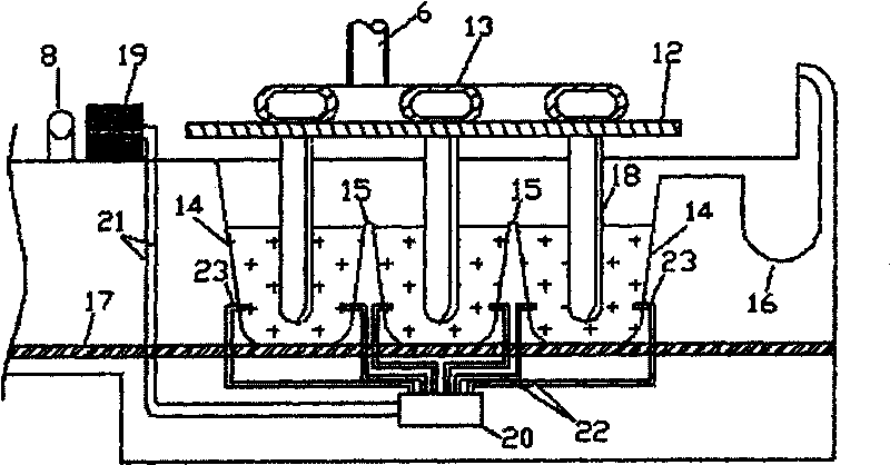 Ice maker with carrier gas device