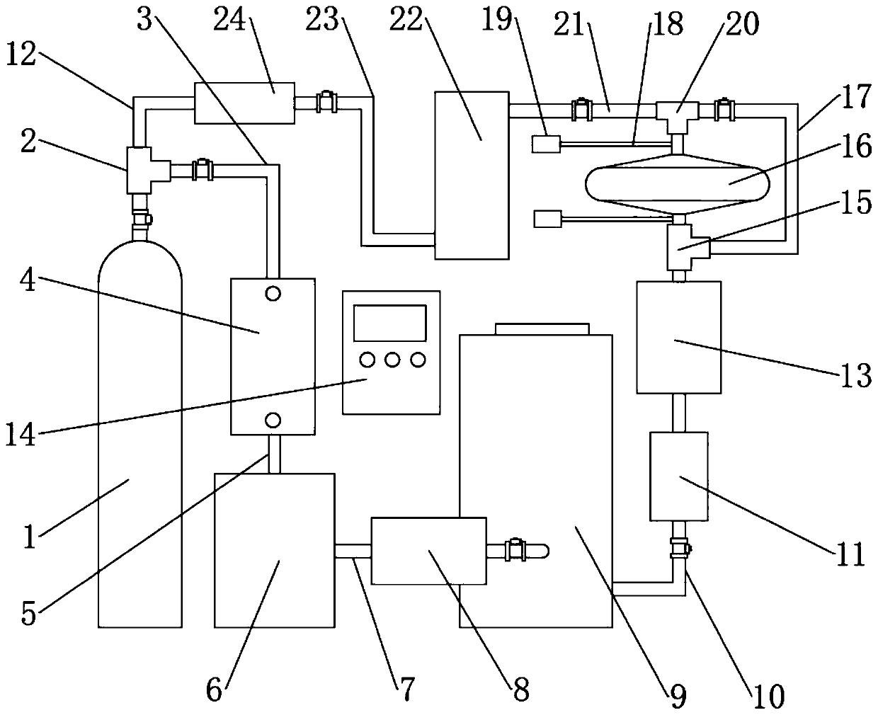 Adsorption and separation regulation type supercritical fluid extraction equipment