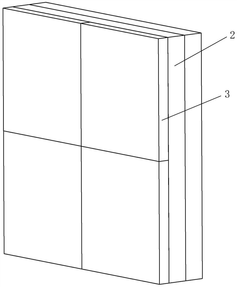 A decorative wall panel installation structure and construction method