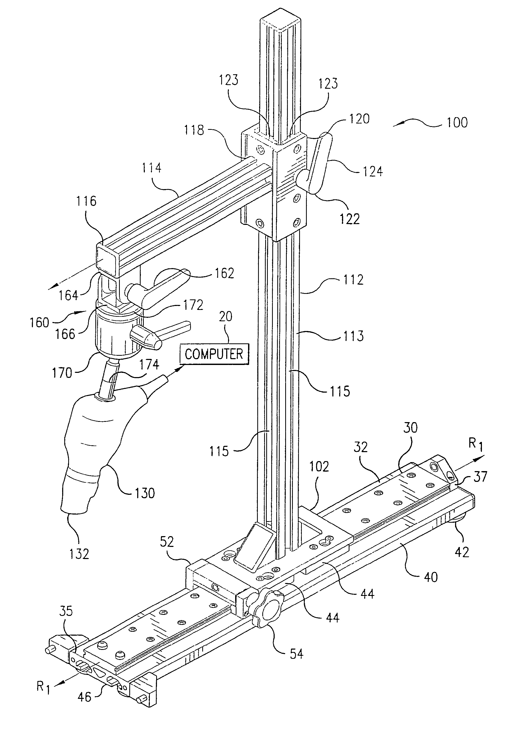 Integrated multi-rail imaging system