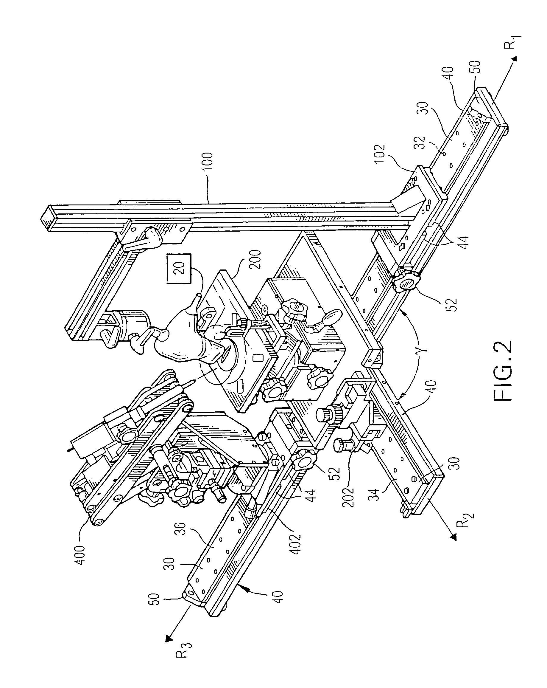 Integrated multi-rail imaging system