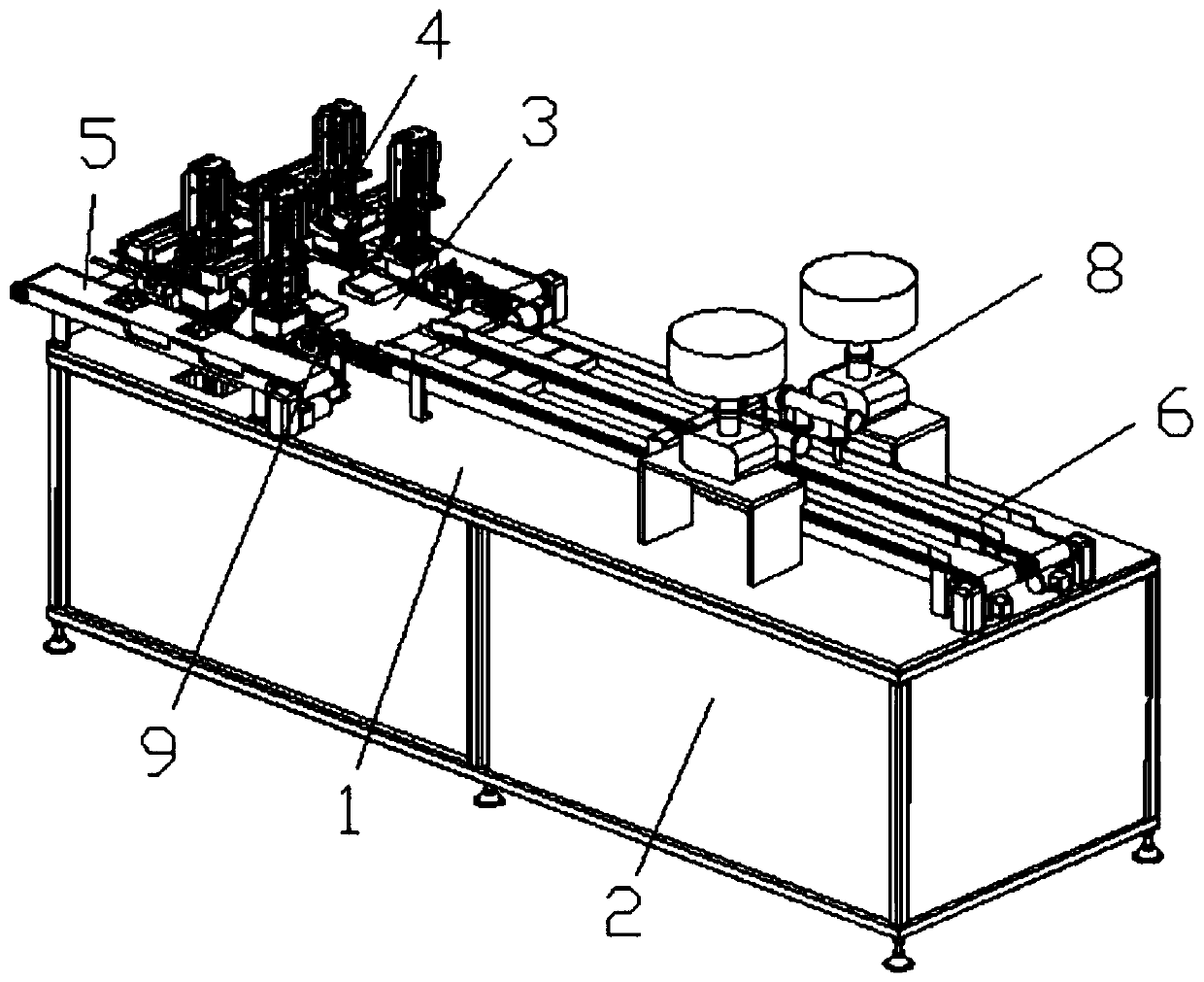 A tea briquette boxing machine