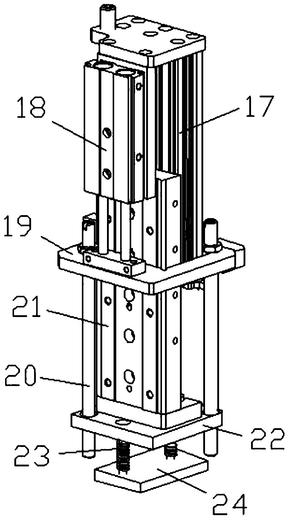 A tea briquette boxing machine