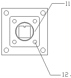 Short-base sensor for ship structure stress monitoring and using method thereof