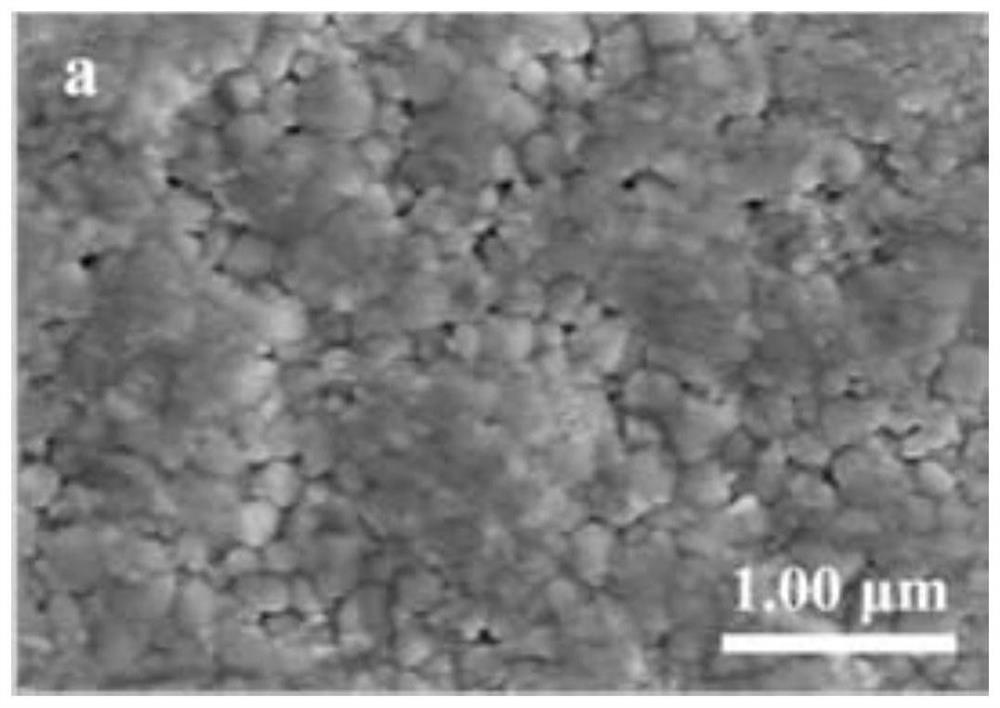 Perovskite light absorption layer film and surface defect passivation method thereof