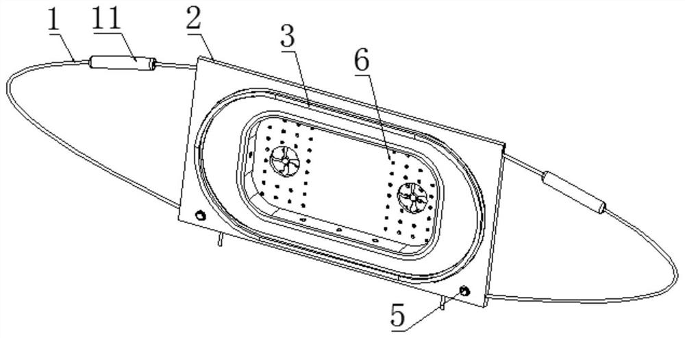 Mask with filtering component convenient to replace