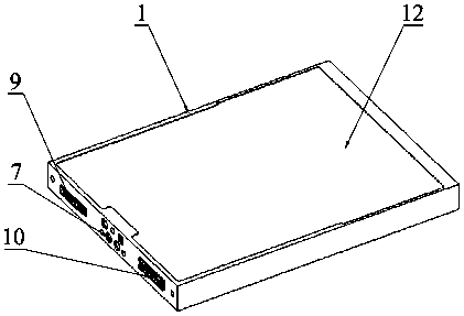 Airtight TR module with both sides assembled with transceiver chips