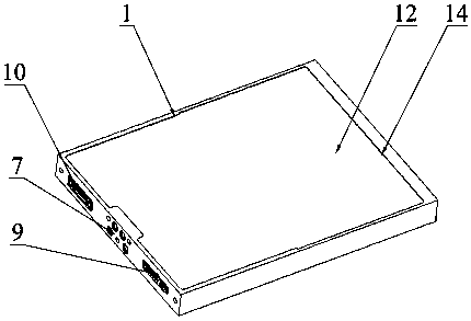 Airtight TR module with both sides assembled with transceiver chips