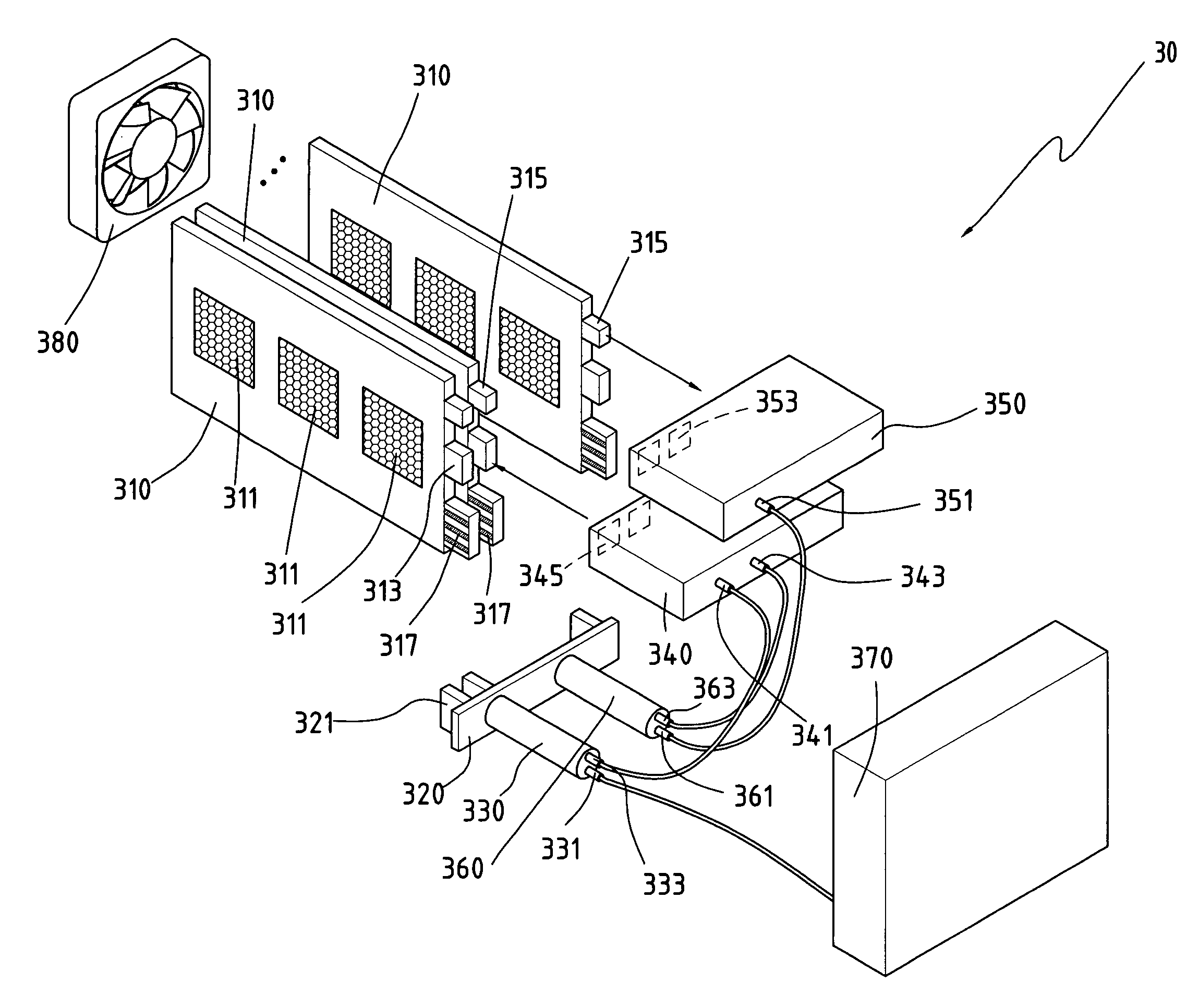 Semi-active full cell apparatus