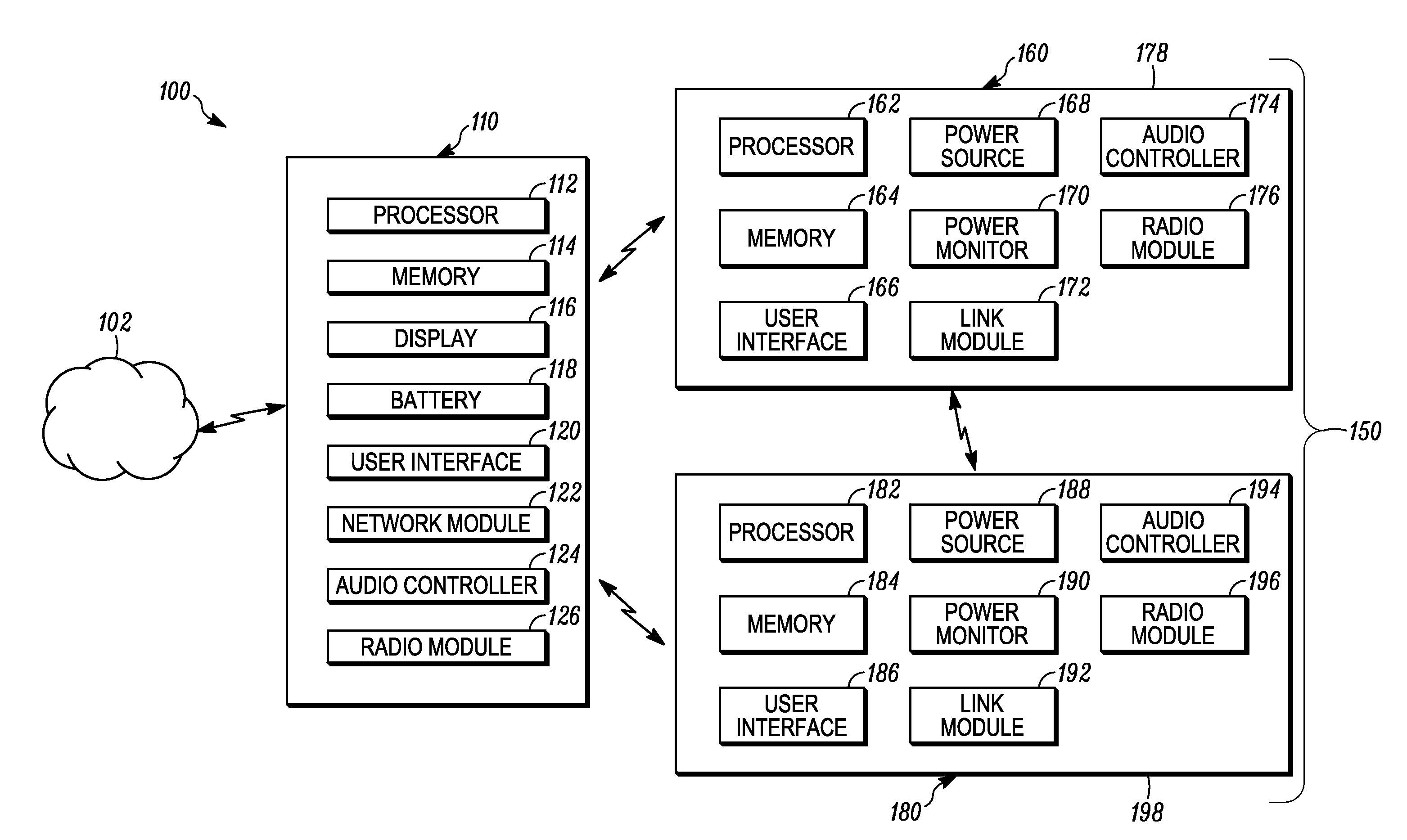 Wireless speaker units with improved battery life