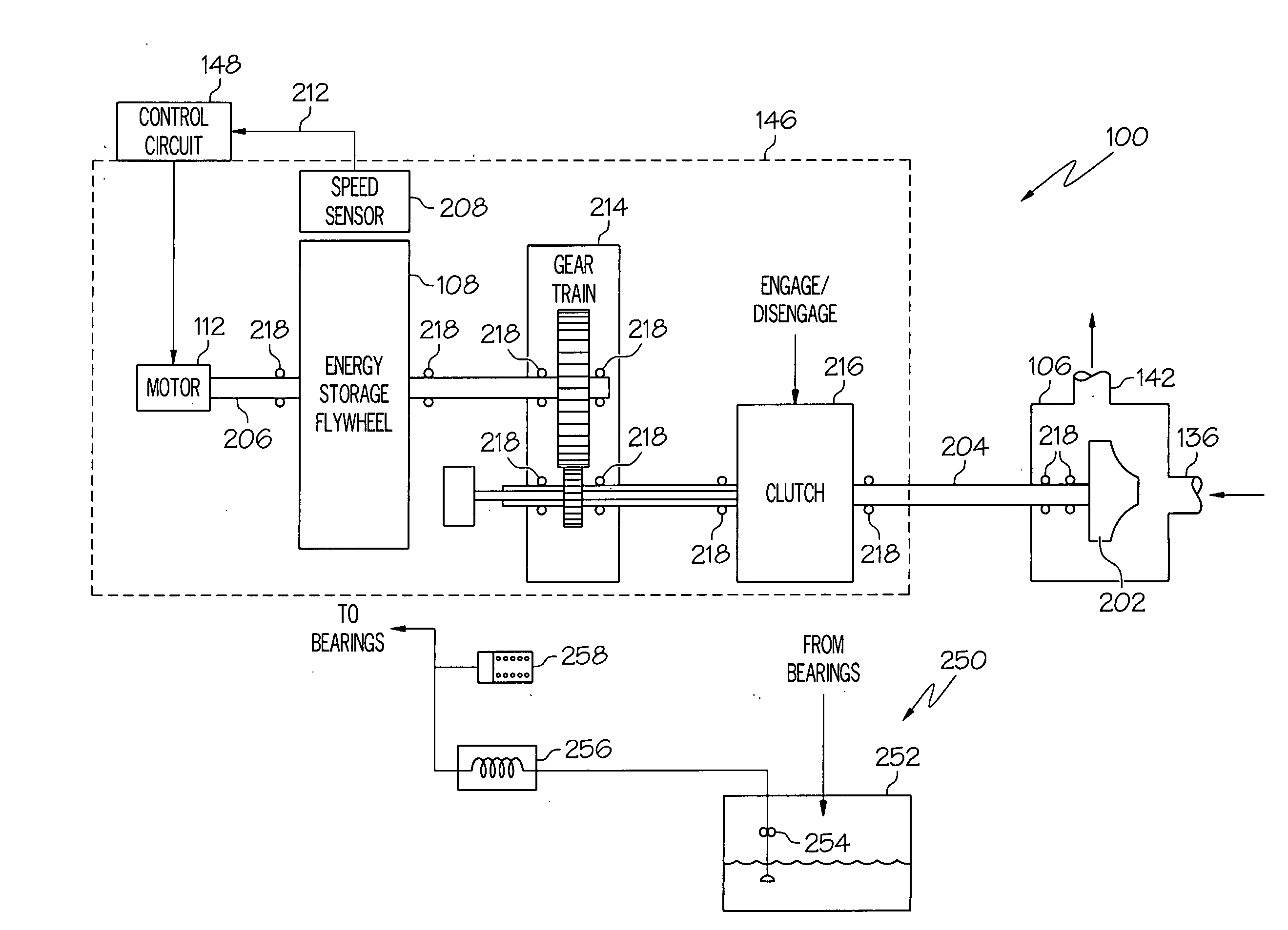 Submersible vehicle object ejection system using a flywheel driven boost pump