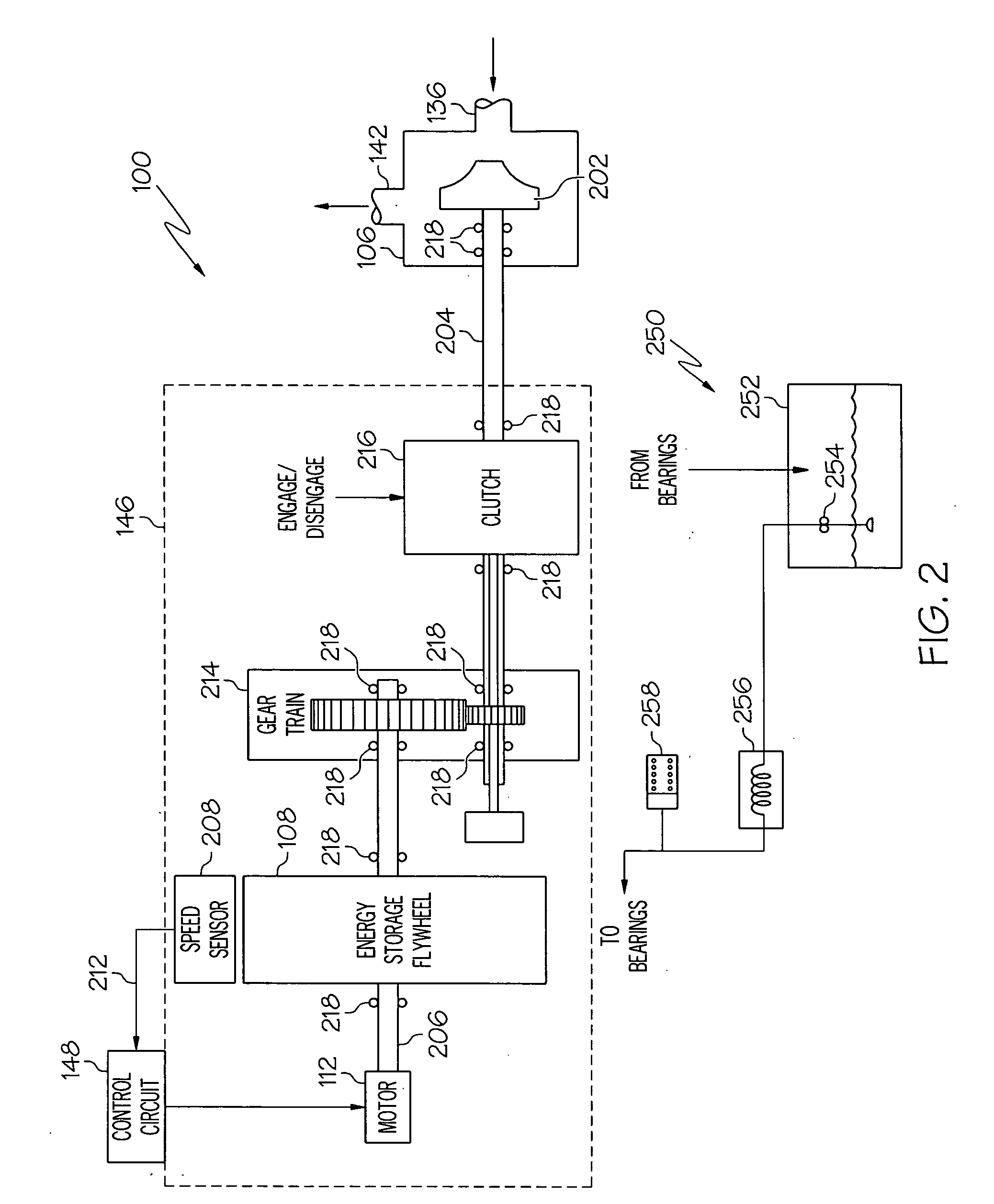 Submersible vehicle object ejection system using a flywheel driven boost pump