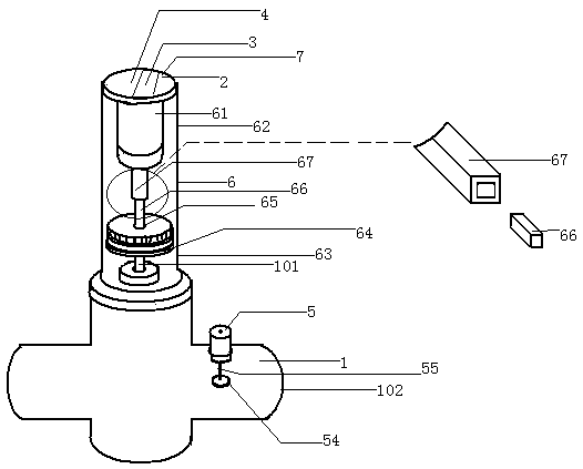 Intelligent control device suitable for various water valves