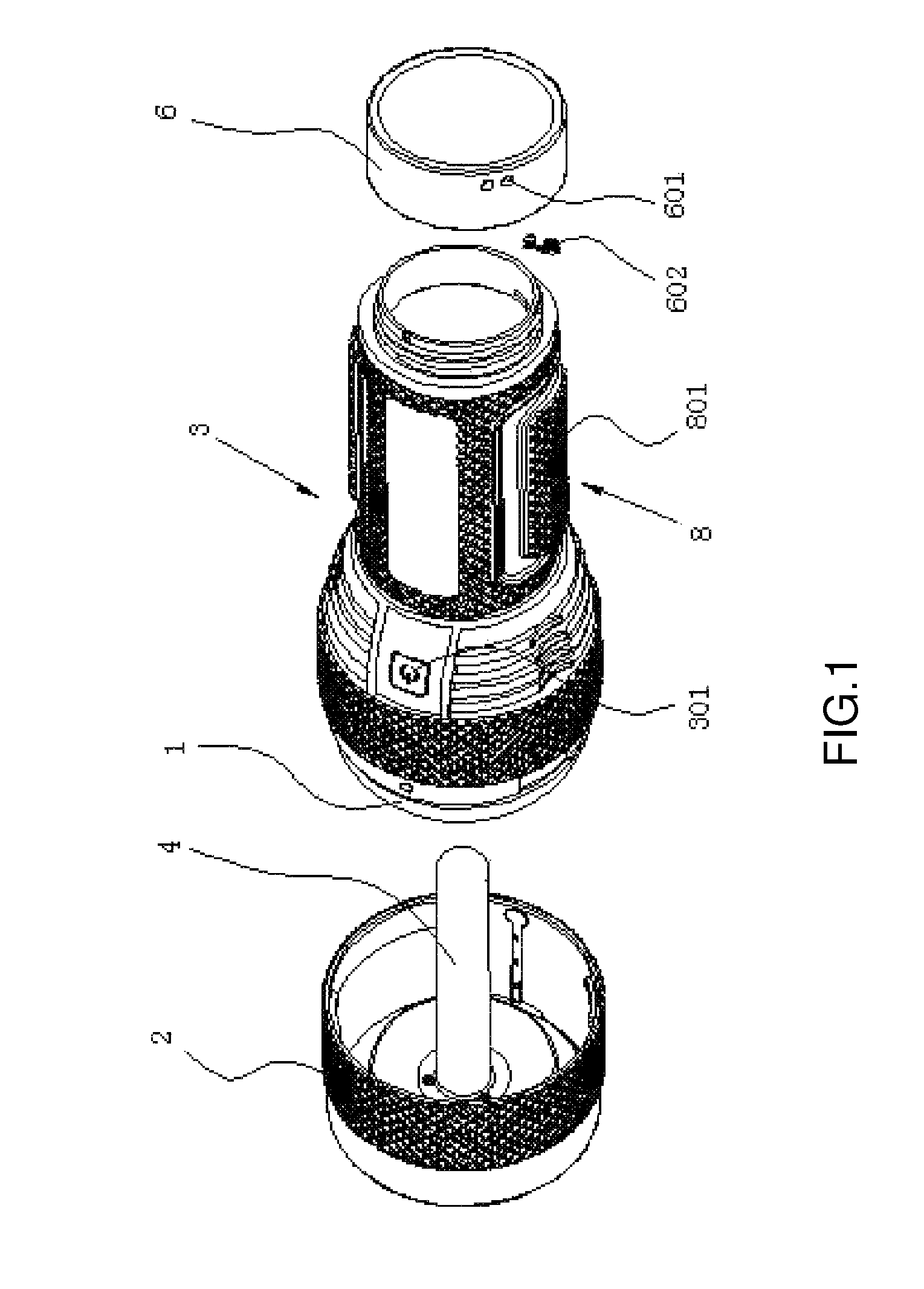 Sperm collector with squeezing function