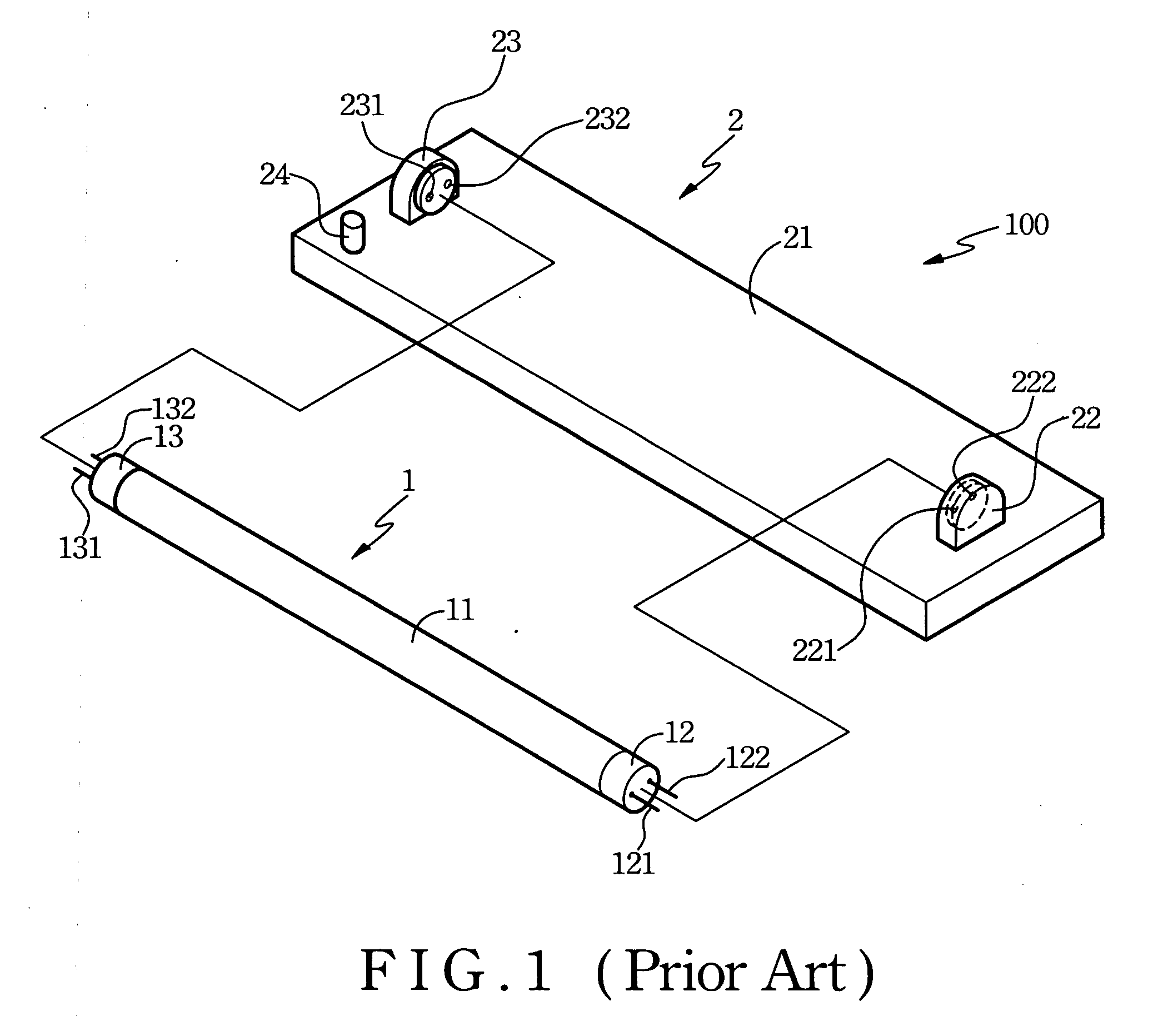 Light emitting light diode light tube