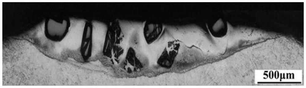 Method for strengthening ferroalloy surface through laser melt injection