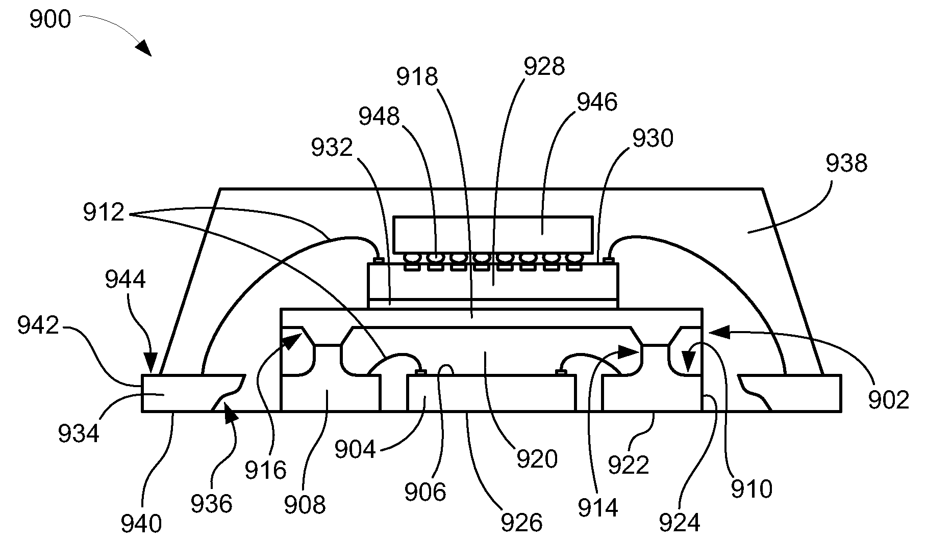 Quad flat pack in quad flat pack integrated circuit package system